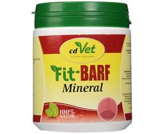 cdVet Naturprodukte Fit-BARF Mineral 600 g - Hund&Katze - Calcium aus Eierschalen und Algenkalk - Knochenwachstum - Stoffwechselvorgänge - Mineralstoffe + Spurenelemente - Rohfütterung - BARFEN -