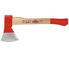 Connex Beil 800 g - Robuster Stiel aus Eschenholz - Kompakte Form - Kopf 2-fach verkeilt - Zur präzisen Bearbeitung von Holz / Handbeil mit Schneidschutz / Spaltbeil / Camping-Beil / COX841800