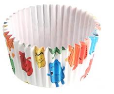 Zenker Muffinförmchen Kids 5x3cm 50 Stück aus Papier, bunt, 5 x 5 x 3.5 cm, Einheiten