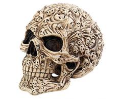 Design Toscano Halloween CL76381 Schädel geformt aus den Seelen modellierte Box