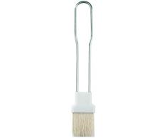 FACKELMANN Backpinsel 22cm Griff INOX hängbar, Edelstahl, Mehrfarbig, ca. 22 cm