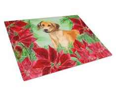 Carolines Treasures CK1324LCB Rhodesian Ridgeback Schneidebrett, groß, Weihnachtsstern