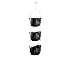 Premier Housewares 1601485 3-Tier Dusche Caddy, schwarz