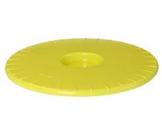 WAGNER Pflanzenroller - ULTRAFLAT - ABS Kunststoff, gelb, Durchmesser 30 x 2,5 cm, softe Rollen, Tragkraft 100 kg - 20044201