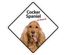 Magnet & Steel Cocker Spaniel on Board