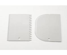 Weis Teigschaber und Tortenkamm Set, Polypropylen, Weiß, 14.5 x 9 x 2 cm, 2-Einheiten
