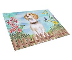 Carolines Treasures CK1248LCB Beagle Spring Schneidebrett, groß