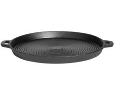 Gusseisenkuss Pfanne aus Gusseisen, Schwarz, Ø 35 cm