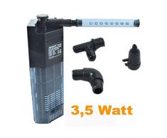 Trade Shop traesiopompa Filter für Aquarium Stabmixer Belüftungsaufsatz glb600 mit Abtropfblech