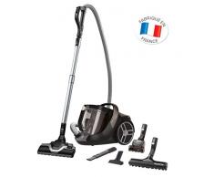 Rowenta RO7260EA Silence Force Cyclonic beutelloser Bodenstaubsauger (große Staubbehälterkapazität: 2,5 Liter, schlankes und modernes Design, langlebiger EffiTech-Motor) schwarz