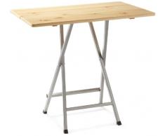 Fun Star 747218 Stehtisch 120 x 80 cm Stahl kiefernholzplatte