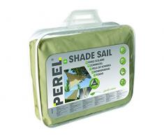 Perel Wasserdurchlässiges sonnensegel - dreieck, 500 x 500 x 0,2 cm, beige, GSS3360PE