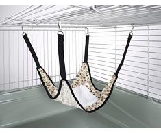 Little Friends Hängematte mit Fleece-Mitte, Gepardenmuster, Mehrfarbig