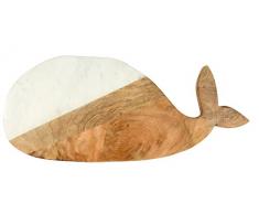 Thirstystone NM017 Serviertablett, Einheitsgröße, Weiß/Braun