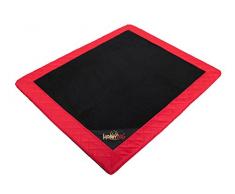 Hobbydog LMEXCCB6 Hundematte Hundebett Hundesofa Hundekorb Exclusive, L, 90 x 70 x 3 cm, schwarz