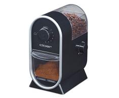 Cloer 7560 Elektrische Kaffeemühle mit Scheibenmahlwerk / 100 W / für 150 g Kaffeebohnen / für 2-12 Tassen / verstellbarer Mahlgrad / schwarz