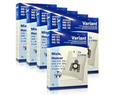 6x Variant MI05 Microvlies Staubsaugerbeutel + Microfilter für Miele, Hoover