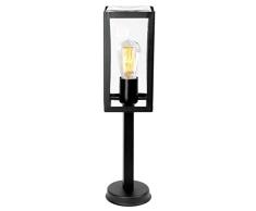 KS Sockelleuchte Gartenlampe Huizen Schwarz