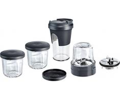Bosch MUZ45XTM1 TastyMoments 5-in-1 Multi-Zerkleinerer-Set (Mixen, Mahlen, Hacken, Aufbewahren, ToGo-Lösung) für Küchenmaschinen MUMX, MUM5, MUM4