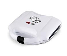 Kalorik Sandwichmaker mit dreieckigen antihaftbeschichteten Backplatten, 750 W, weiß