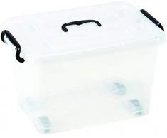 King Home K-Box Aufbewahrungsbox, transparent