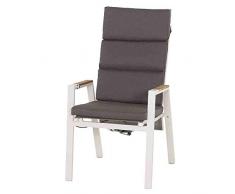 Siena Garden Savona Dining Move Sessel, matt-weiß