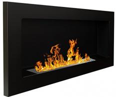Ethanolkamin Gelkamin Bioethanol Kamin Biokamin (90 cm, Schwarz)