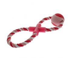 MOOL Abbildung 8 und Ball Abrufen Seil Hund Pet Spielzeug Spielen