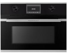 Küppersbusch CM6330.0S1 Einbau-Mikrowelle, Glas/Metall, Schwarz, Design-Kit Edelstahl Vormontiert