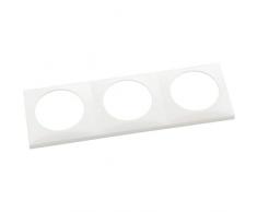 Berker Integro Flow Rahmen 3-fach polarweiß glänzend lose