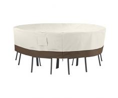 AmazonBasics Abdeckung für runden Gartentisch mit Stühlen, Gr. L