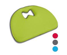 Relaxdays, grün Kniekissen Garten Arbeit, Kniehilfe, schonendes Polster, universal, Griff, weiche Kniematte, Polyester