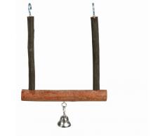 Trixie 5831 Natural Living Trapezschaukel mit Glocke, 12 × 15 cm