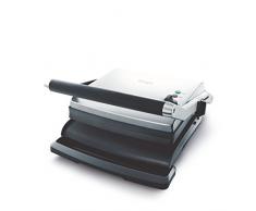 SAGE SGR200 the Adjusta Grill mit antihaftbeschichteten Grillplatten, Gebürstetes Edelstahl, 1500 Watt