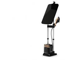 Calor IXEO Power Alles-in-One Bügeleisen, Smartboard, 3 Positionen, integrierter Dampfdruck, 5,8 Bar, 2170 W, QT2020C0, Schwarz und Kupfer