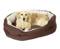 Karlie Quantum Guard Bett, Oval 60 x 46 x 18 cm braun/beige