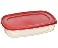 Rubbermaid 7J76 687965439399 Easy Find Lid Frischhaltedosen, Kunststoff, 1,5 Gal, 2 Stück, Rot