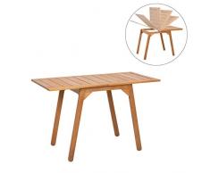 greemotion Tisch Borkum, mit ausklappbarer Tischplatte, Akazienholz FSC 100 %