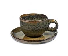SERAX B5116222B Oberfläche Tasse Töpferei grau, rost