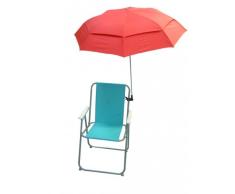EazyShade Sonnenschirm für UV Schutz für Liegestühle - rot (1 Stück)