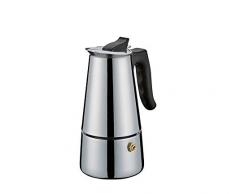 Cilio Espressokocher Adriana, 4 Tassen, Edelstahl, Induktion geeignet