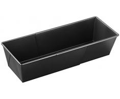 Dr. Oetker Kastenform 20-35 cm, vertellbare Königskuchenform mit Antihaftbeschichtung, hochwertige Form, variable Kuchenform aus veredeltem Schwarzblech, Menge: 1 Stück