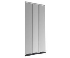 Windhager 03783 Insektenschutz PLUS COMFORT Türvorhang Lamellenvorhang Fliegengitter, individuell kürzbar, 95 x 220 cm, anthrazit