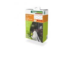 Windhager Katzenschutz-Netz Katzennetz für Balkon Terrasse und Fenster, Robustes HDPE-Gewebe, 2,5 x 6 m, schwarz, 06776
