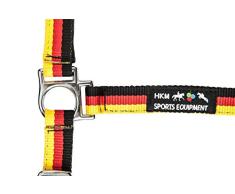 HKM Nylonhalfter -Flags- mit Karabinerhaken, Flag Germany, Pony