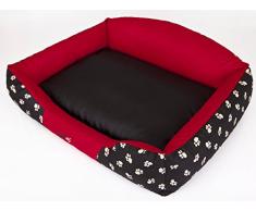 Hobbydog Hundebett Rote Krone XXL 110x85cm Königliche Serie