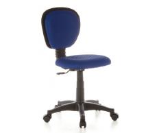 hjh OFFICE 670120 Kinder-Drehstuhl KIDDY TOP Netzstoff Blau Schreibtischstuhl Ergonomisch