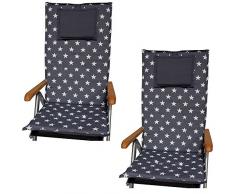 beo H327/HU325 HL Hochlehner Kissen, 50 x 125 cm, blau