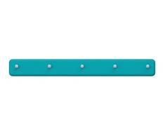 tenzo 5297-016 Malibu Designer Garderobenleiste, 10 x 86 x 4 cm, MDF lackiert, ocean