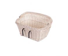 e-wicker24 Fahrradkorb, Korb, beige, 46 x 34 x 28 cm